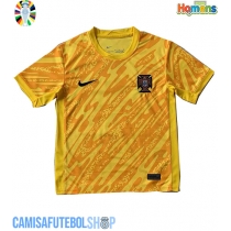 Camisa de time de futebol Portugal Goleiro Replicas 1º Equipamento Europeu 2024 Manga Curta